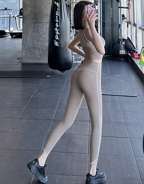 纯色瑜伽服套装女运动内衣美背文胸收副乳健身裤高腰收腹提臀夏季